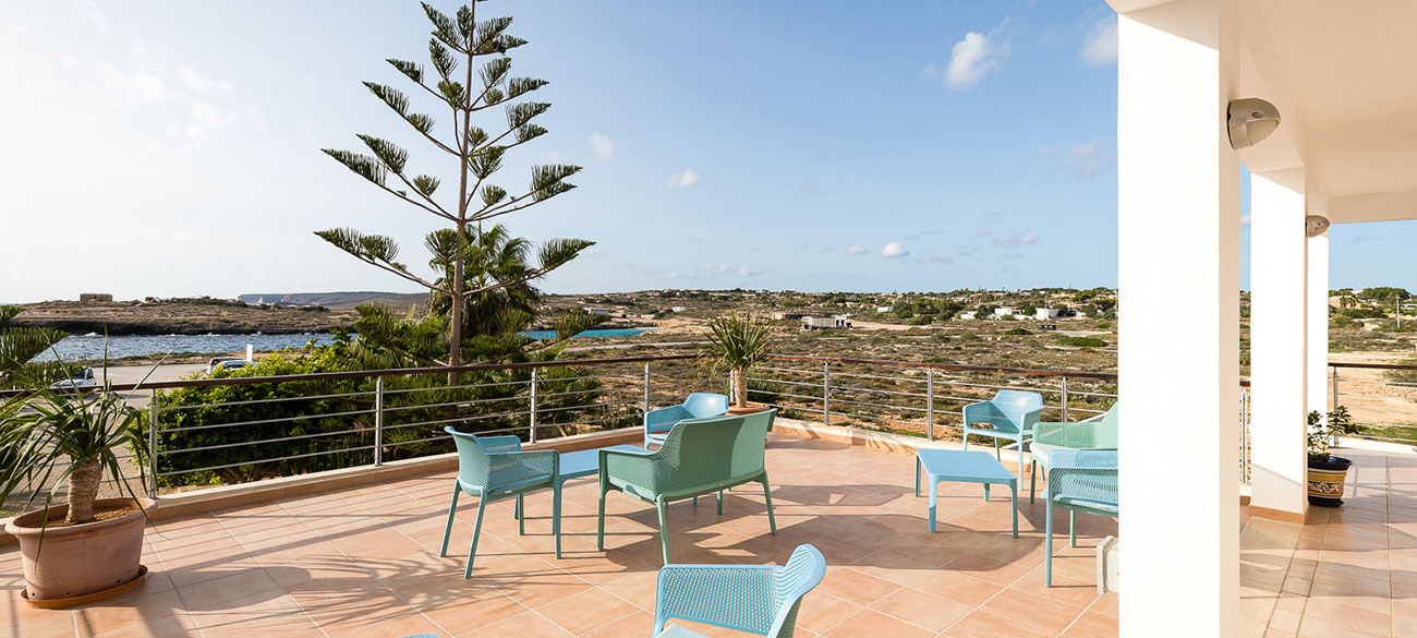 Albergo Lampedusa fronte mare, Cavalluccio Marino Hotel Cala Croce
